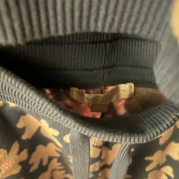 SPIRITUAL GANGSTER SET FLORAL JACQUARD RAGLAN SWEATER SHORT SIZE XS EUC - Picture 7 of 7